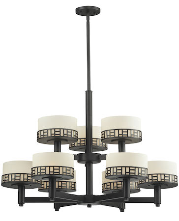 Z-Lite Elea 9 Light Chandelier 329-9-BRZ