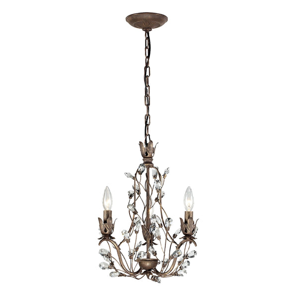 Sagemore 3 Light Chandelier In Bronze Rust