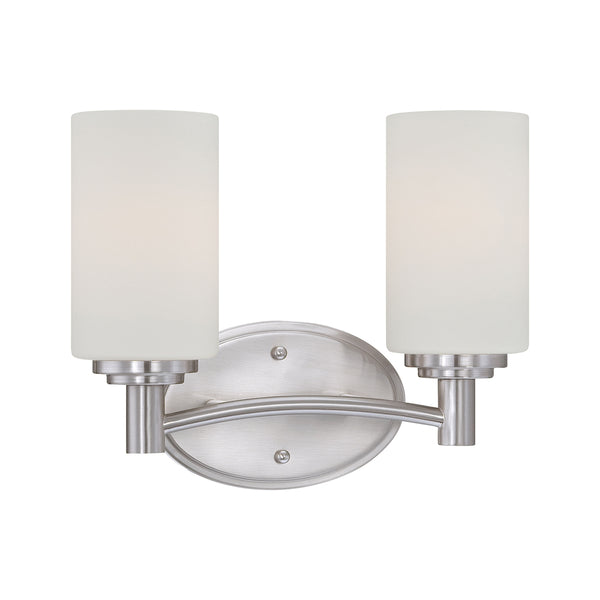 PITTMAN wall lamp Brushed Nickel 2x100W