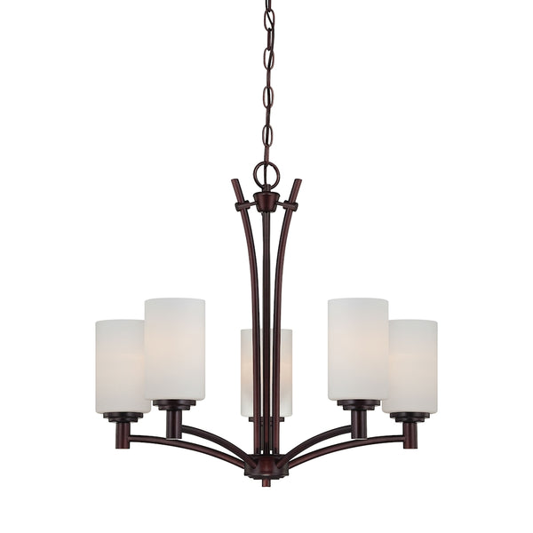 PITTMAN chandelier Sienna Bronze 5x100W