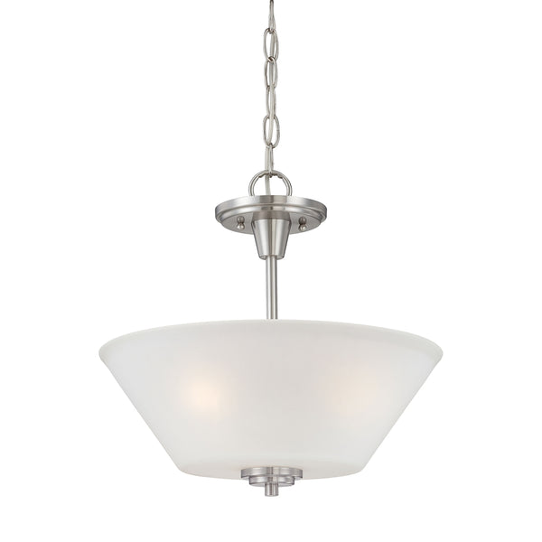 PITTMAN pendant Brushed Nickel 2x100W