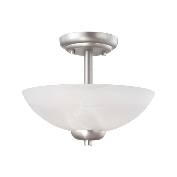 TIA pendant Matte Nickel 2x60W 120V