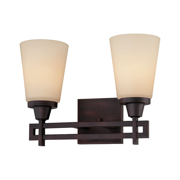 WRIGHT wall lamp Espresso 2x100W 120V