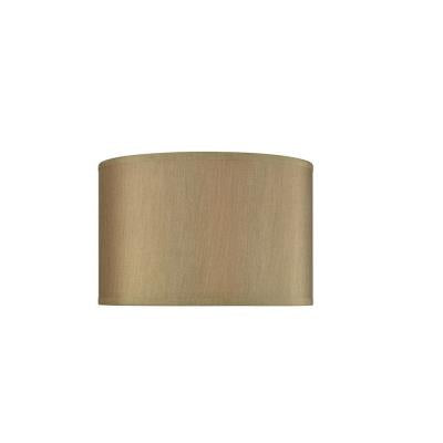 Infinitum Dark Gold Faux Silk Fabric Table Lamp Shade