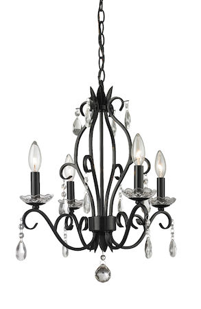 Z-Lite Princess Chandeliers 4 Light Mini Chandelier 425MB