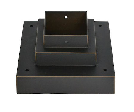 Z-Lite Pier Mounts Outdoor Pier Mount SQPM-ORB