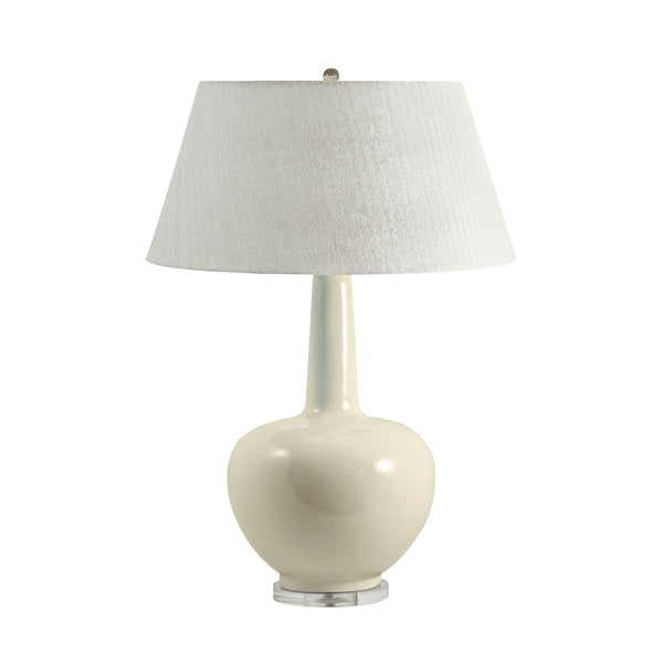 Porcelain Table Lamp In Cream