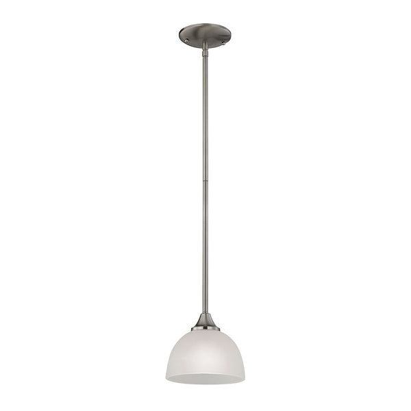 Bristol Lane 1 Light Pendant In Brushed Nickel
