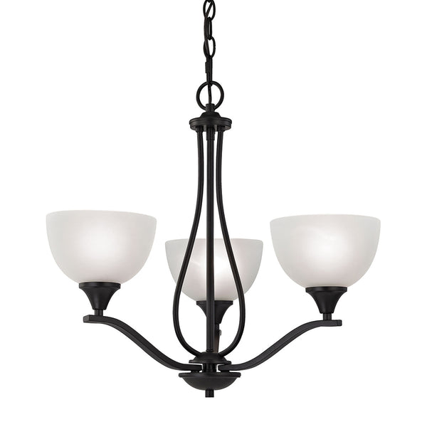 Bristol Lane 3 Light Chandelier In Oil Rubbed Bronze