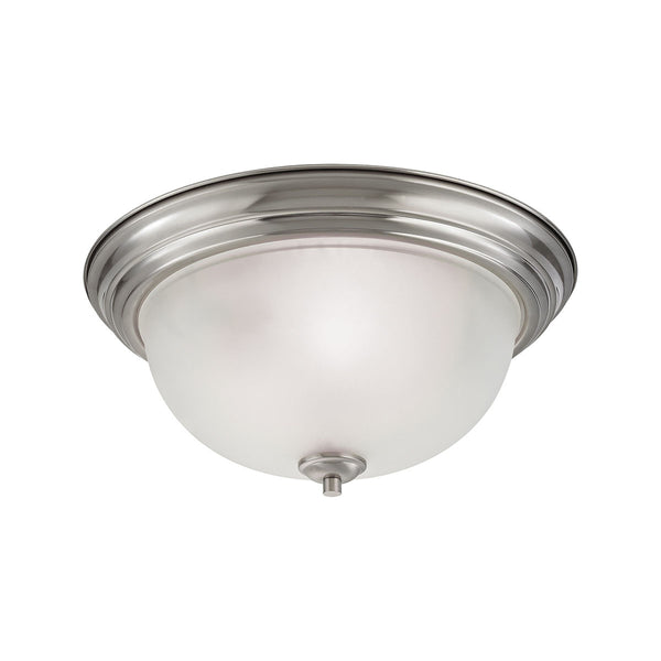Bristol Lane 3 Light Flushmount In Brushed Nickel
