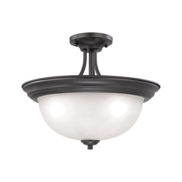 Bristol Lane 3 Light Semi Flush In Oil Rubbed Bronze