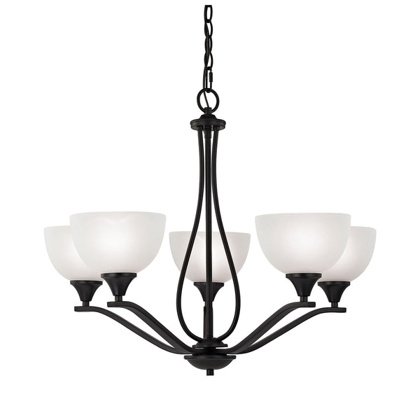 Bristol Lane 5 Light Chandelier In Oil Rubbed Bronze