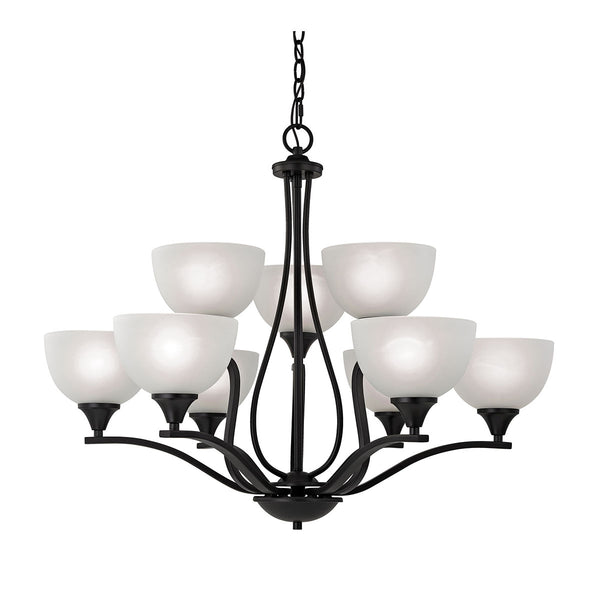 Bristol Lane 9 Light Chandelier In Oil Rubbed Bronze