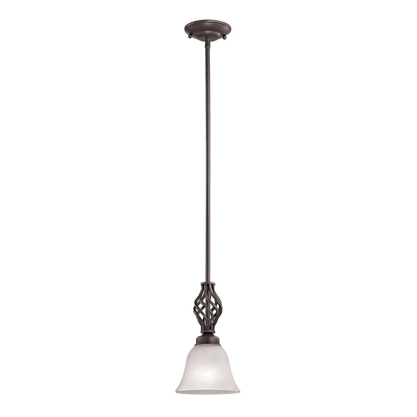 Santa Fe 1 Light Mini Pendant In Oil Rubbed Bronze