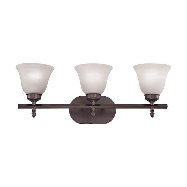 Santa Fe 3 Light Vanity In Oil Rubbed Bronze