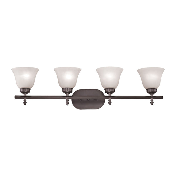 Santa Fe 4 Light Vanity In Oil Rubbed Bronze