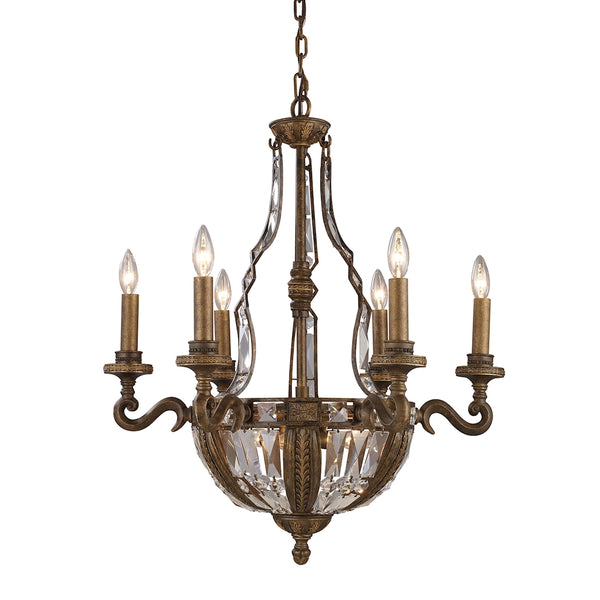 Millwood 10 Light Chandelier In Antique Bronze