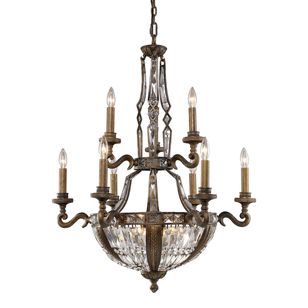 Millwood 15 Light Chandelier In Antique Bronze