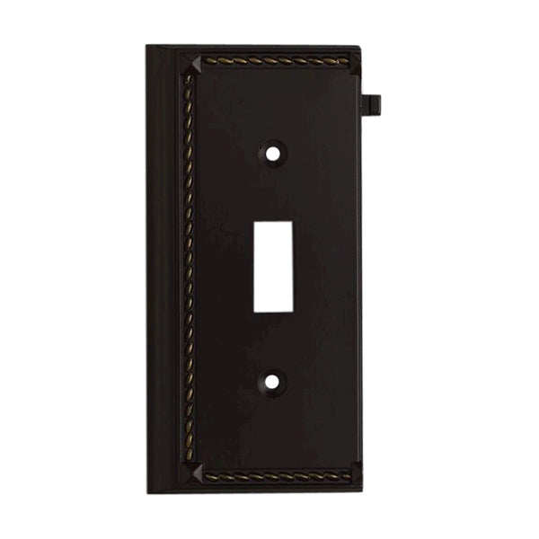 Clickplates End Plate In Aged Bronze