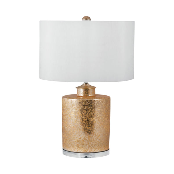 Glam Ceramic Cylinder Table Lamp