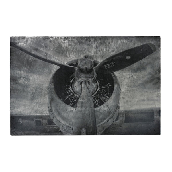Alton-World War II Airplane Print Etched Print On Aluminum