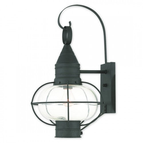 Livex Lighting Newburyport 1 Light Black Outdoor Wall Lantern