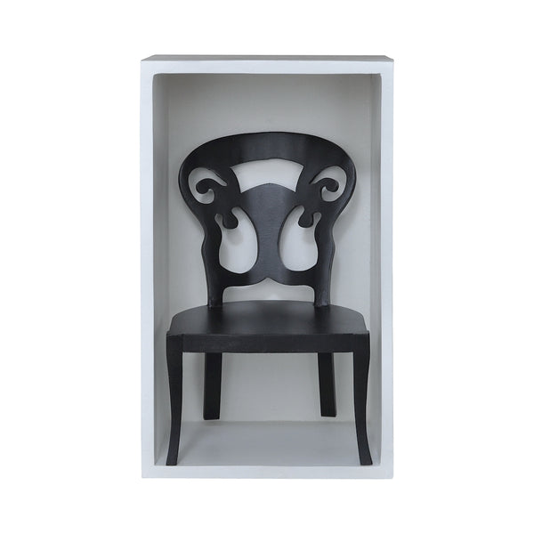 Artifacts Chair Shadow Box In Grain De Bois Noir