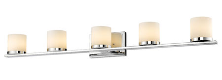 Z-Lite Nori 5 Light Vanity Light 1912-5V-CH-LED