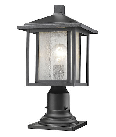 Z-Lite Aspen 1 Light Outdoor 554PHM-533PM-BK