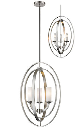 Z-Lite Ashling 3 Light Pendant 6004-3S-BN
