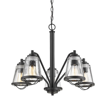 Z-Lite Mariner 5 Light Chandelier 444-5-BRZ