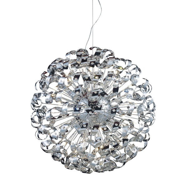 Odyssey 42 Light Chandelier In Polished Chrome