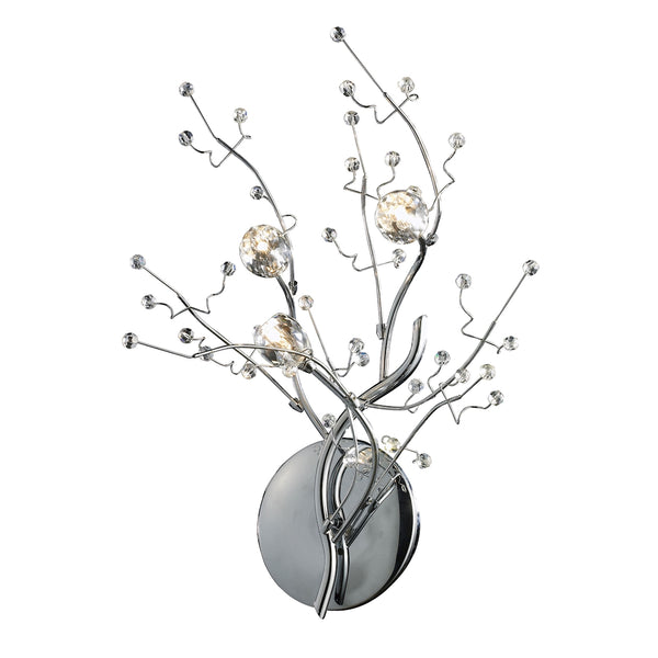 Viviana 3 Light Wall Sconce In Polished Chrome