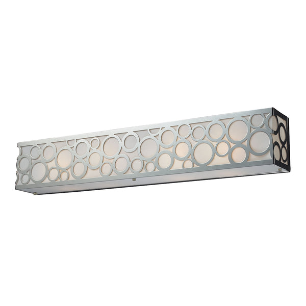 Retrovia 4 Light Vanity In Polished Nickel
