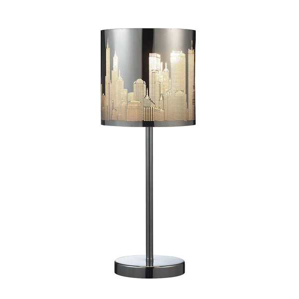 Skyline Table Lamp in Polished Stainless Steel