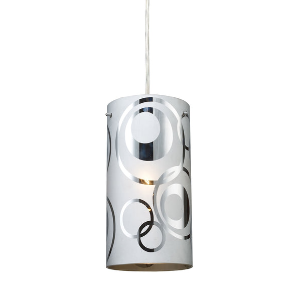 Chromia 1 Light Pendant In Polished Chrome