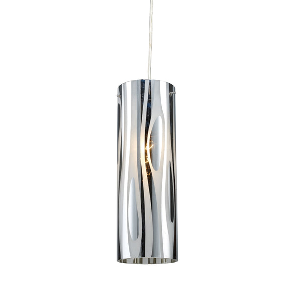 Chromia 1 Light Pendant In Polished Chrome
