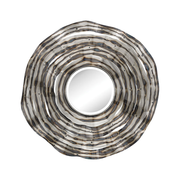 Boundary Wall Mirror In Bastille Silver