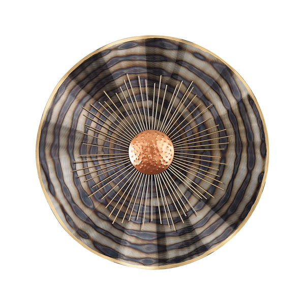 Pulsar Wall Decor In Bastille Silver - Medium