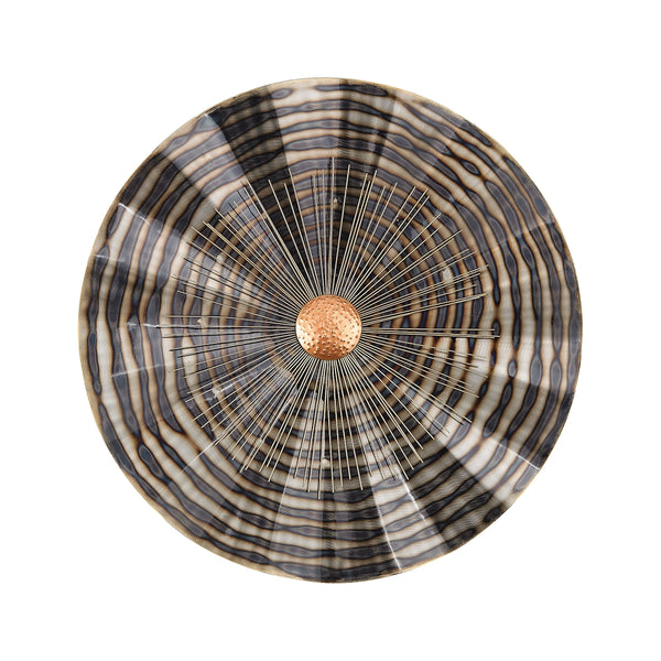 Pulsar Wall Decor In Bastille Silver - Large