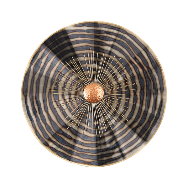 Pulsar Wall Decor In Bastille Silver - Small