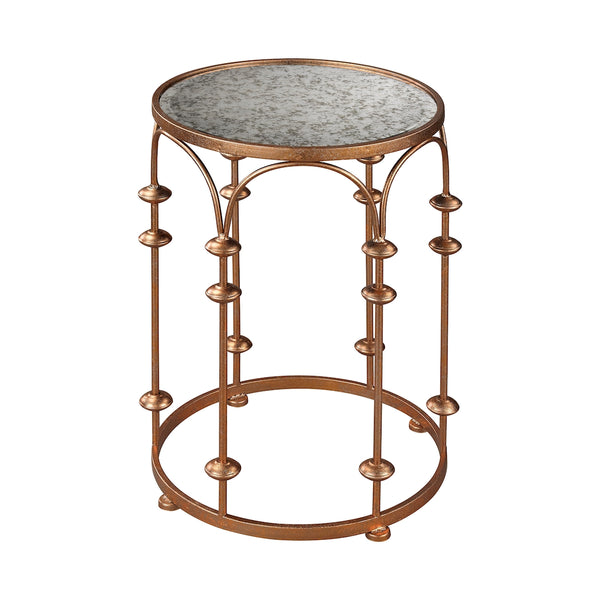 Copper Arch Accent Table