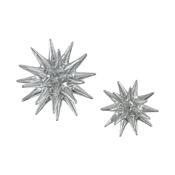 Parsec Gold 4-6 Inch Composite Wall Decor In Silver