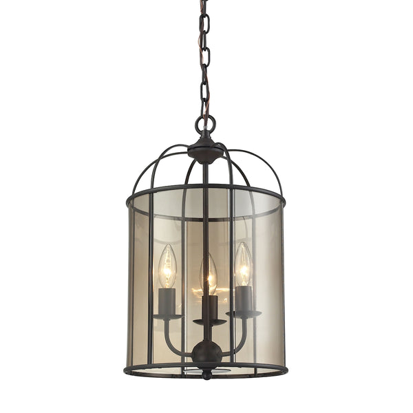 Fenton 3 Light Chandelier In Oil Rubbed Bronze