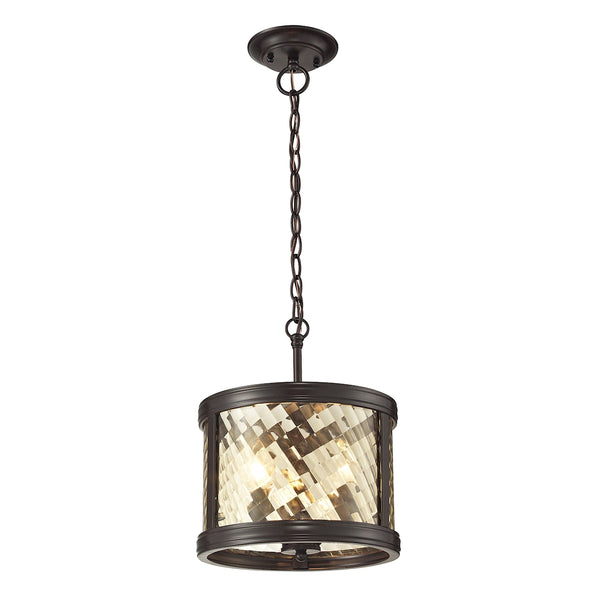 Chandler 3 Light Pendant In Oil Rubbed Bronze