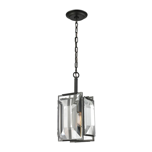 Garrett 1 Light Pendant In Oil Rubbed Bronze