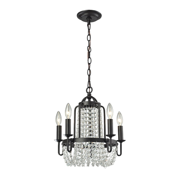 Chandette 5 Light Chandelier In Oil Rubbed Bronze