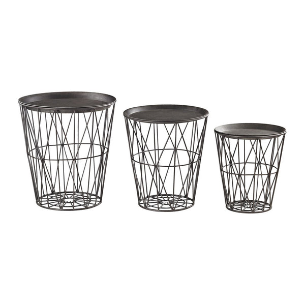 Rexx Set of 3 Round Tables