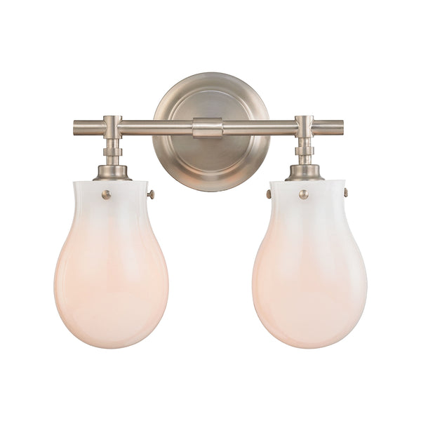 Jaelyn 2 Light Vanity In Brushed Nickel