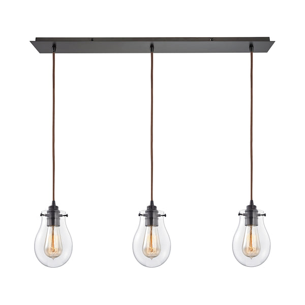 Jaelyn 3 Light Pendant In Oil Rubbed Bronze